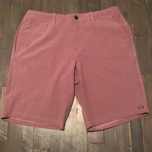 O’Neill Capacity Burgundy Hybrid shorts-Size 34